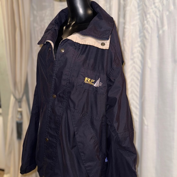 Vintage Line 7 RF Yachting Navy Windbreaker Jacket - L - Picture 4 of 16